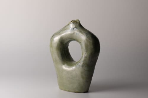 scandi vessel 10 | Vase in Vases & Vessels by Ashley Perez. Item made of ceramic works with contemporary & modern style