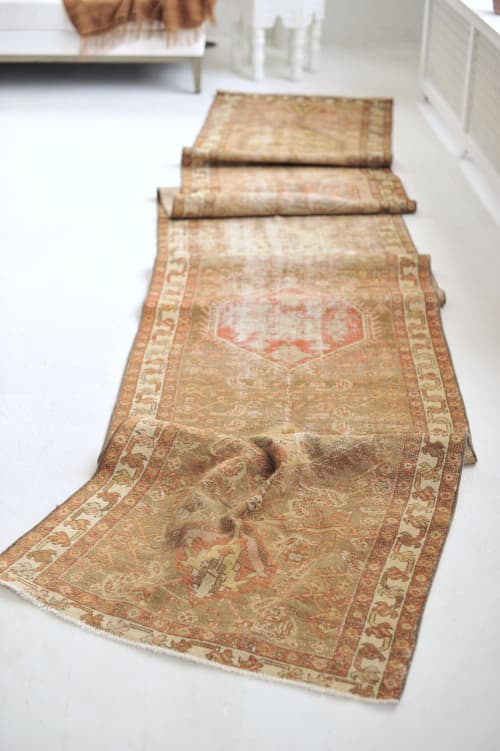 Dusk | Runner Rug in Rugs by The Loom House. Item made of fabric with fiber