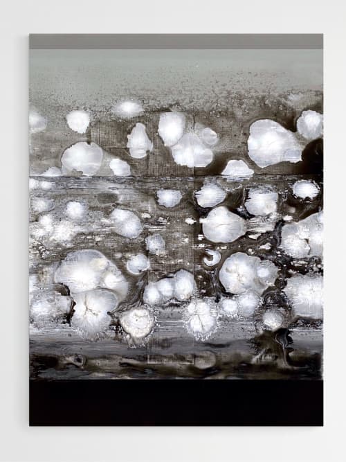 Immersion | Oil And Acrylic Painting in Paintings by Cristina Dalla Valentina. Item made of canvas & synthetic compatible with minimalism style