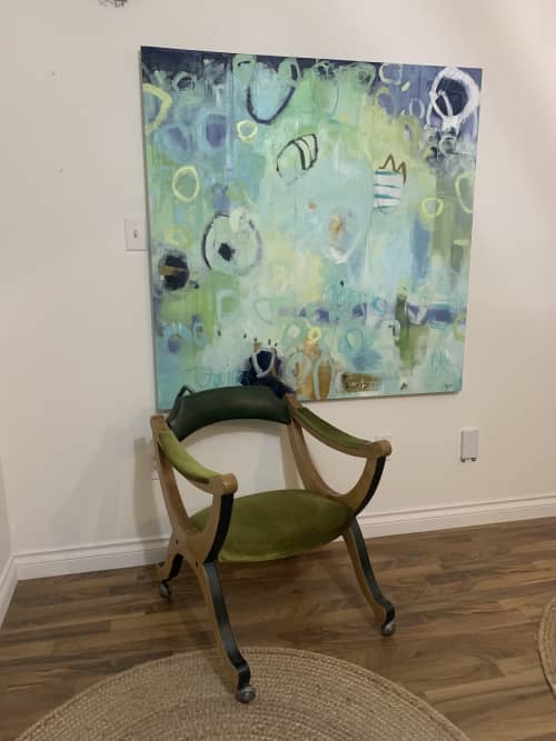 Paint Sinners | Mixed Media by Vikki Drummond. Item composed of canvas and synthetic in contemporary style