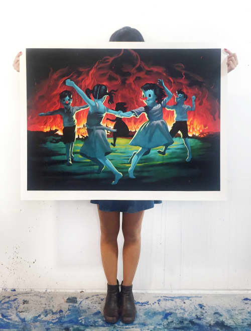 Pure Pleasure XXL giclee print on paper | Prints by Victor Castillo