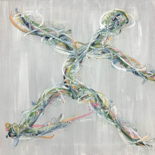 Celebration | Oil And Acrylic Painting in Paintings by Kate Wilson Fine Art. Item made of paper