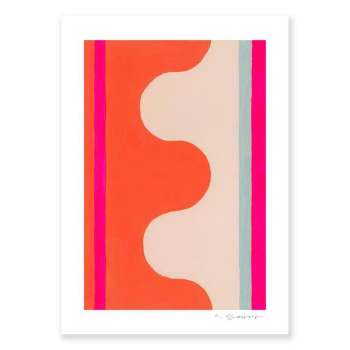 Letter T | Prints in Paintings by Christina Flowers. Item composed of paper in contemporary or art deco style