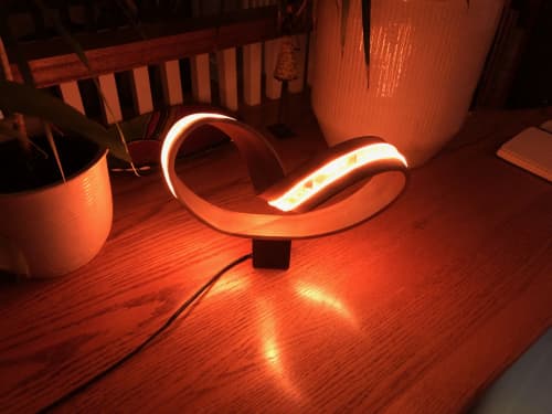 Tsunami | Table Lamp in Lamps by Art of Plants and Elliptic Designs | New York in New York. Item composed of metal