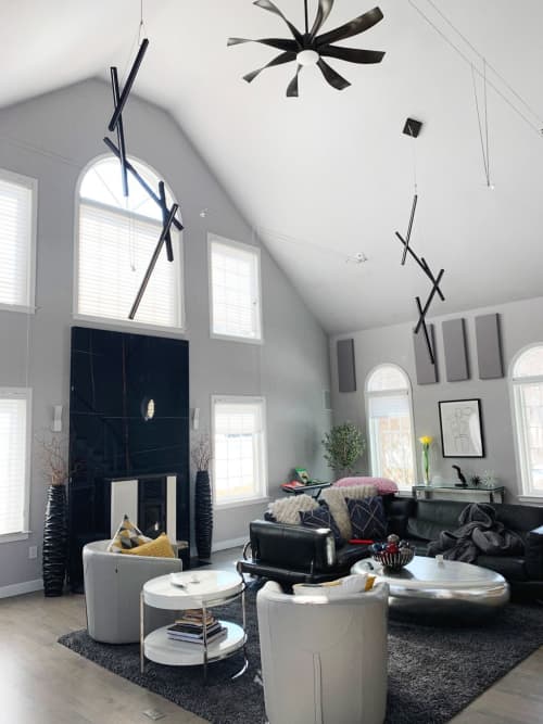 DNA VERTICAL chandelier (price for 1 stick, min order 5 pcs) | Chandeliers by Next Level Lighting. Item made of wood