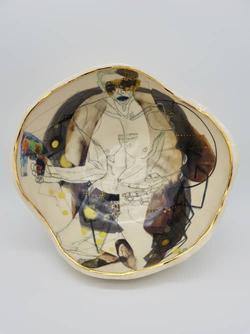 Let me do! | Decorative Bowl in Decorative Objects by Yurim Gough | Cambridge in Cambridge. Item made of ceramic