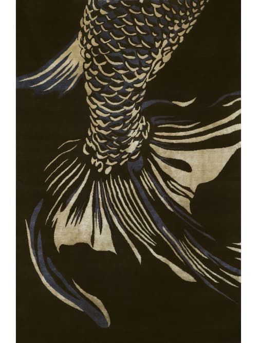 FISHTAIL | Area Rug in Rugs by Emma Gardner Design, LLC. Item composed of wool and fiber