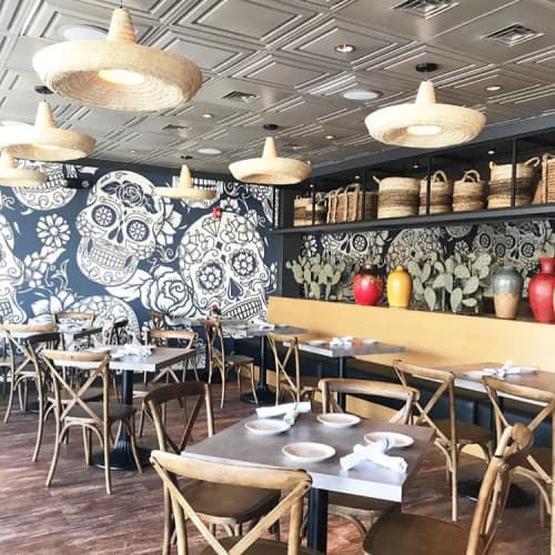 Custom Sombrero Pendants | Pendants by CP Lighting | Al Pastor in Exton. Item composed of synthetic