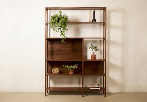 Shelving Unit No. 1 | Storage by Reed Hansuld. Item composed of walnut