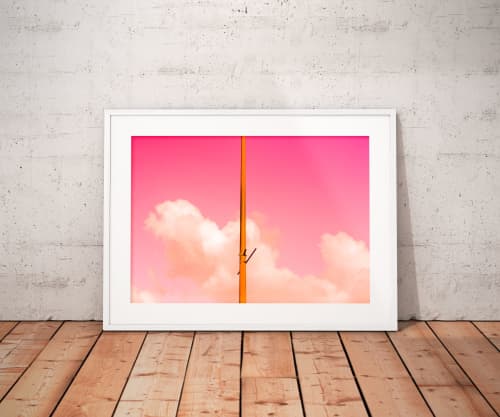The Pink Half | Limited Edition Print | Photography by Tal Paz-Fridman | Limited Edition Photography. Item composed of fabric and paper in boho or contemporary style