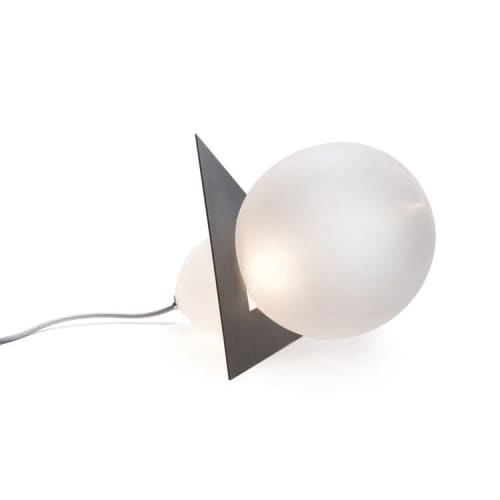Liaison Portable Lamp with Harry Allen | Lamps by Esque Studio. Item composed of glass