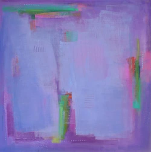 Singing that blue note which deepens the song II | Oil And Acrylic Painting in Paintings by Kat Evans. Item composed of canvas