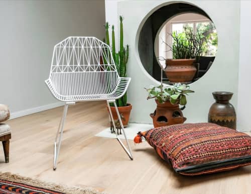 Farmhouse Lounge | Lounge Chair in Chairs by Bend Goods. Item made of steel