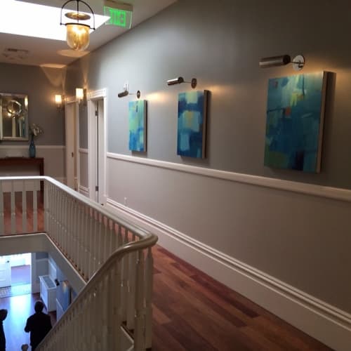 Abstract Paintings | Oil And Acrylic Painting in Paintings by Sharon Paster | Casa Madrona Hotel & Spa in Sausalito. Item composed of synthetic