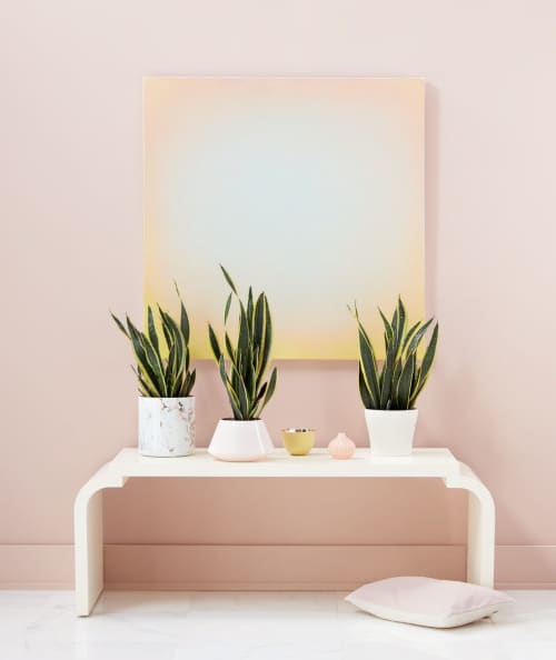 Silent Search - No. 30 | Oil And Acrylic Painting in Paintings by Lindsy Halleckson. Item composed of canvas and synthetic