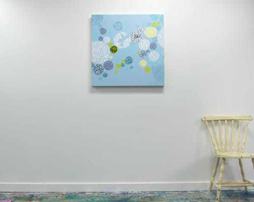 Fill in the Blanks | Oil And Acrylic Painting in Paintings by Claire Desjardins. Item made of canvas with synthetic