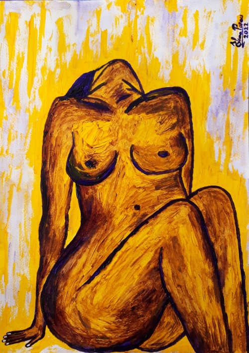 Colours of sensuality 9, Colores de Sensualidad 9 | Oil And Acrylic Painting in Paintings by Elena Parau