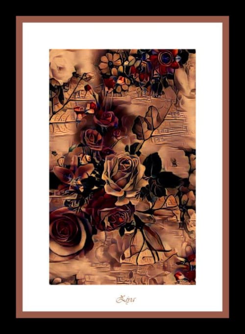 Vintage Dreams (2023) | Digital Art in Art & Wall Decor by Ziya Tatar. Item composed of canvas and metal
