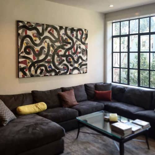 Commissioned painting | Oil And Acrylic Painting in Paintings by Elliott C Nathan. Item composed of canvas