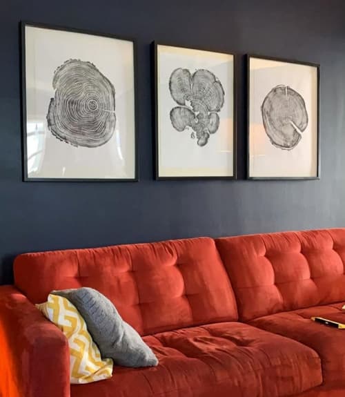 Pine, Cedar, and Locust Tree | Prints by Erik Linton. Item composed of paper