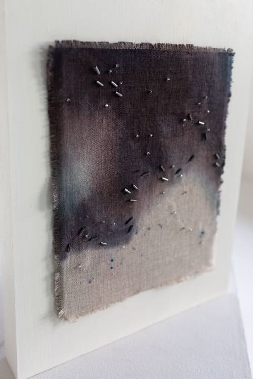 Opaque | Mixed Media in Paintings by seven | sixteen. Item made of birch wood with linen