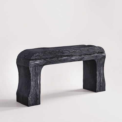 Konsōru Shou Sugi Ban Console | Console Table in Tables by Pfeifer Studio. Item made of wood compatible with minimalism and japandi style