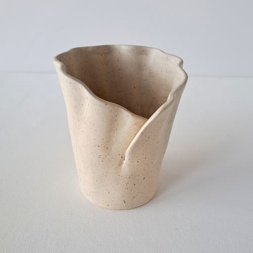 Guided by the Butterfly V | Vase in Vases & Vessels by KRAY Studio by Rita Kettaneh. Item made of ceramic compatible with minimalism and contemporary style