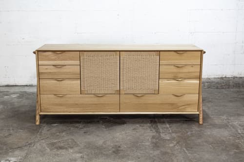 Rian Low Boy Dresser | Storage by Semigood Design. Item composed of oak wood in modern style