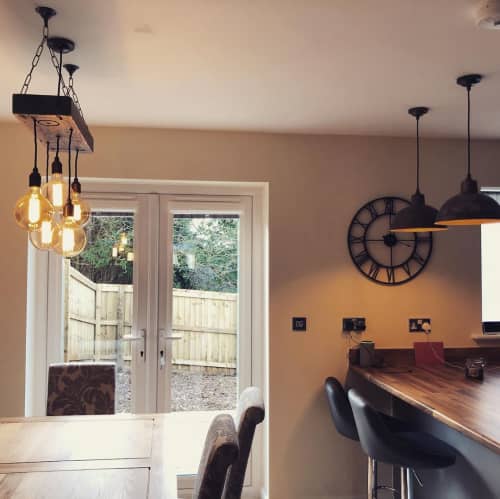 Chandelier | Chandeliers by MooBoo Home. Item made of wood