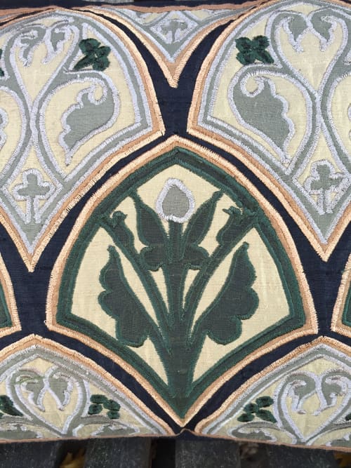 Gramercy Park | Pillow in Pillows by APPLIQUE ARTISTRY. Item composed of fabric compatible with traditional style