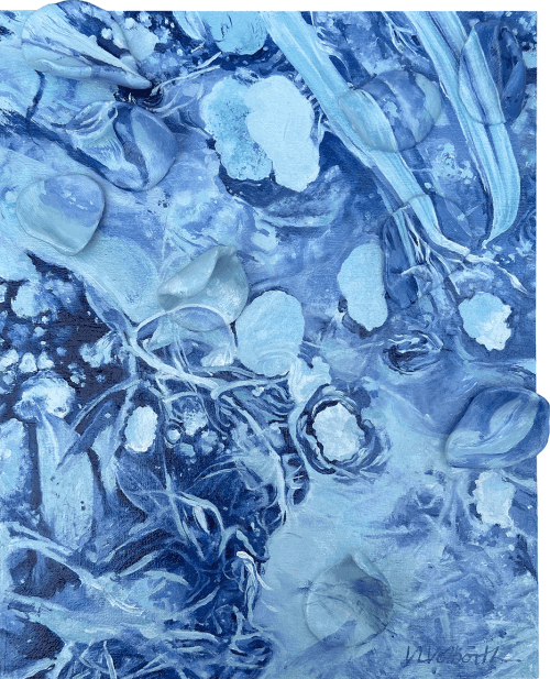 Hainting™ 03 | Mixed Media by VLVolborth Studio - Veronica Volborth. Item compatible with contemporary and eclectic & maximalism style