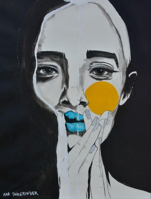 Dream - Captive | Oil And Acrylic Painting in Paintings by Ana Sneeringer
