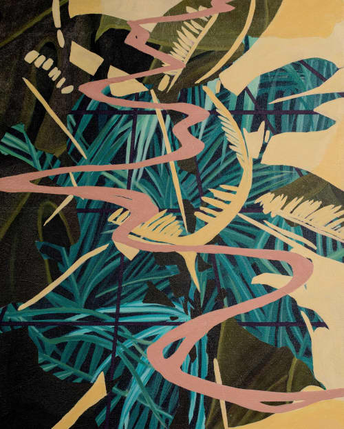 Golden Light | Oil And Acrylic Painting in Paintings by Anne Blenker. Item composed of canvas & synthetic