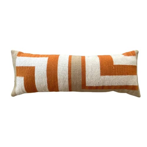 Mandarina Lumbar Pillow | Pillows by Selva Studio | Rancho Moonrise in Manor