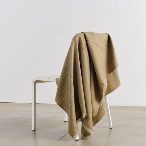 Haze Green Merino Throw | Linens & Bedding by Studio Variously. Item composed of cotton