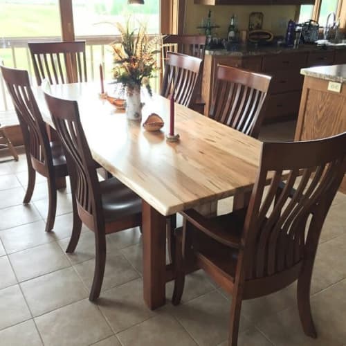 Ambrosa Maple Table and Chairs by Kloes Custom Woodwork Wescover Tables