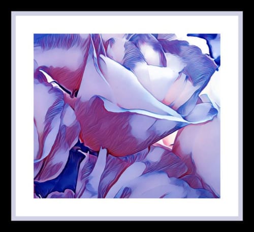 My Flowers (2020) | Digital Art in Art & Wall Decor by Ziya Tatar. Item composed of canvas & metal