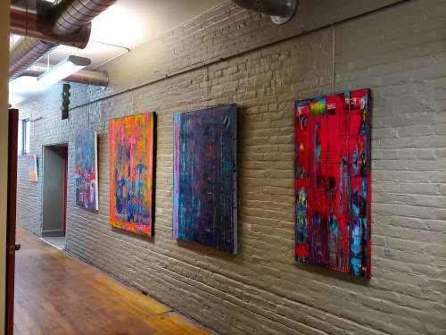 Artworks | Paintings by Steve Sharon | maltex building in Burlington