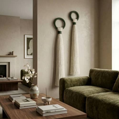 HALO No.1 – Macrame Wall Hanging | Wall Hangings by Puvor. Item made of cotton compatible with boho and minimalism style