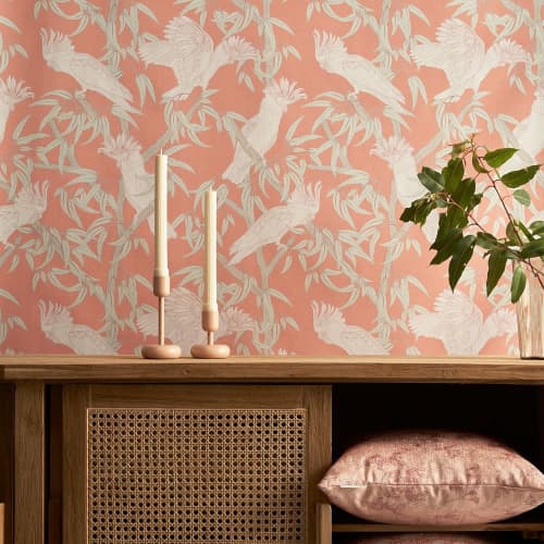 In the Trees Wallpaper | Wall Treatments by Patricia Braune. Item composed of paper