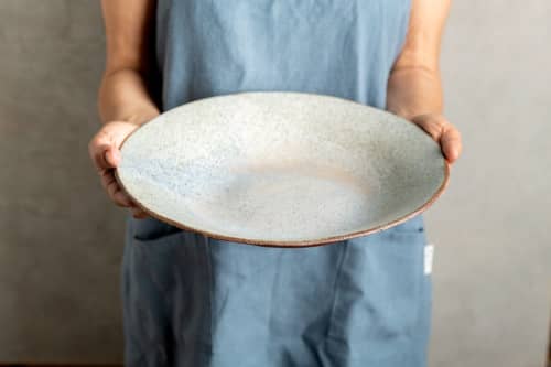 Large Cream Serving Bowl | Dinnerware by ShellyClayspot
