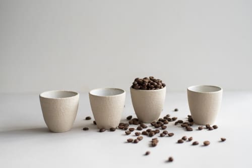 Handmade Stoneware Espresso Cup | Drinkware by Creating Comfort Lab. Item made of ceramic