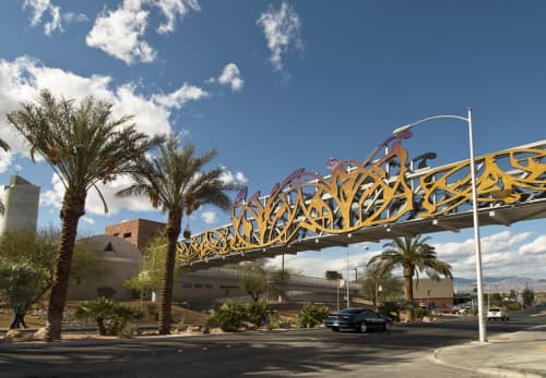 Vegas Arabesque | Public Sculptures by David Griggs. Item made of steel