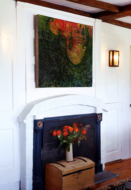 St. Croix 6 - Firenze | Mixed Media by Virginia Bradley Art. Item composed of synthetic