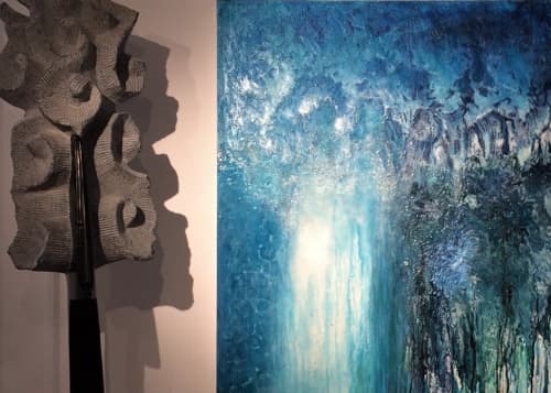 Ebbing | Mixed Media by Monica Gewurz | Ukama Gallery in Vancouver. Item made of canvas