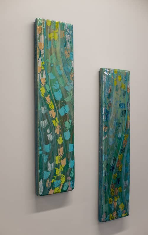 Scales Panel | Wall Sculpture in Wall Hangings by Nadia Fairlamb Art | Case Lombardi, A Law Corporation in Honolulu. Item compatible with minimalism and contemporary style