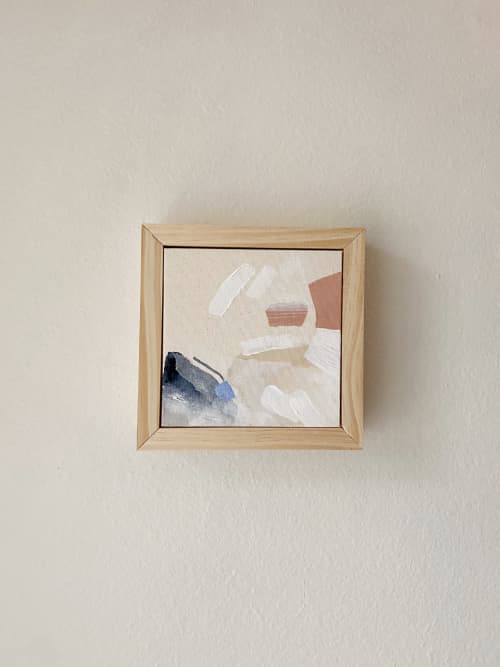 “Shelter” framed canvas original | Oil And Acrylic Painting in Paintings by Quinn Dimitroff. Item composed of canvas & synthetic