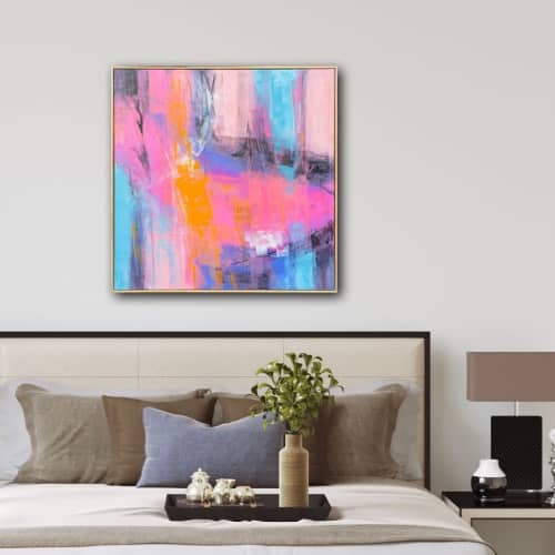 “Outback” Painting | Mixed Media by Shazia Imran. Item made of canvas with synthetic