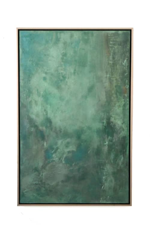 From Time to Time | Oil And Acrylic Painting in Paintings by El Løvaas. Item composed of canvas in minimalism style