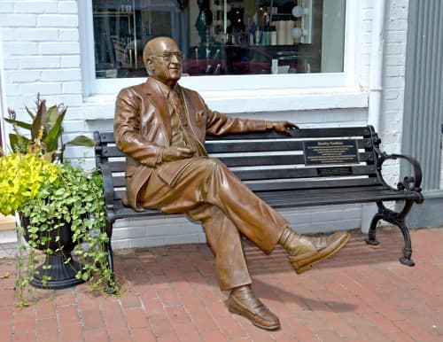 Stanley Caulkins tribute | Public Sculptures by Jeff Hall Studio. Item composed of bronze